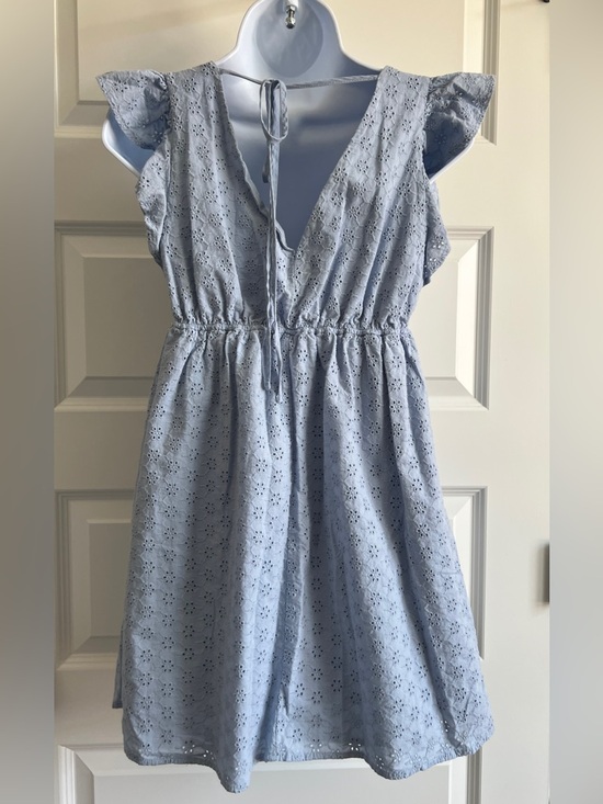 JESSICA SIMPSON Mini Babdoll Eyelet Dress Size XS - Picture 2 of 6